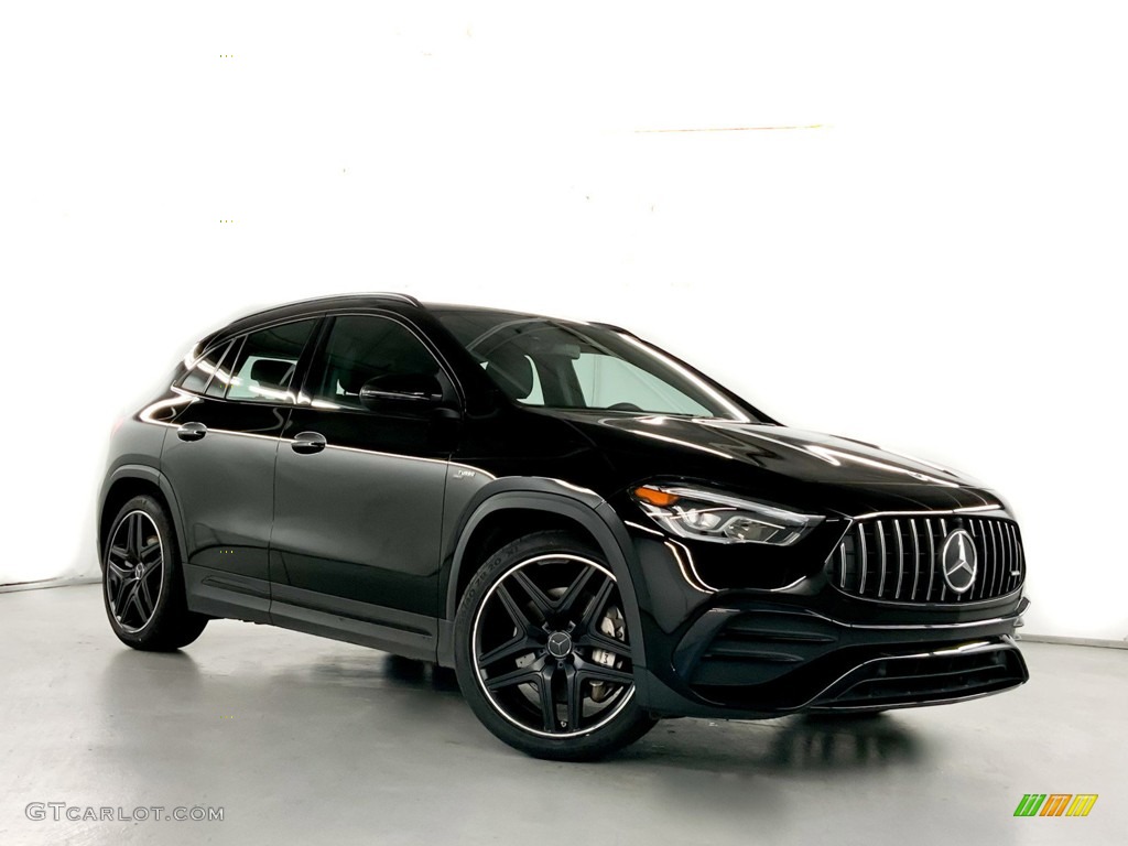 2021 GLA AMG 35 4Matic - Cosmos Black Metallic / Black photo #2