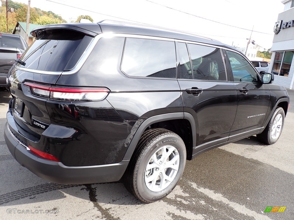 2024 Grand Cherokee L Limited 4x4 - Diamond Black Crystal Pearl / Global Black photo #6