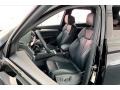 2020 Audi Q5 Black Interior Front Seat Photo
