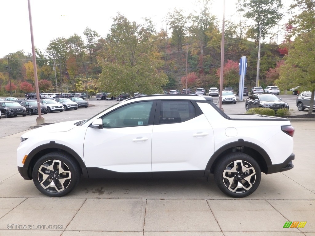Atlas White 2024 Hyundai Santa Cruz Limited AWD Exterior Photo #146697687