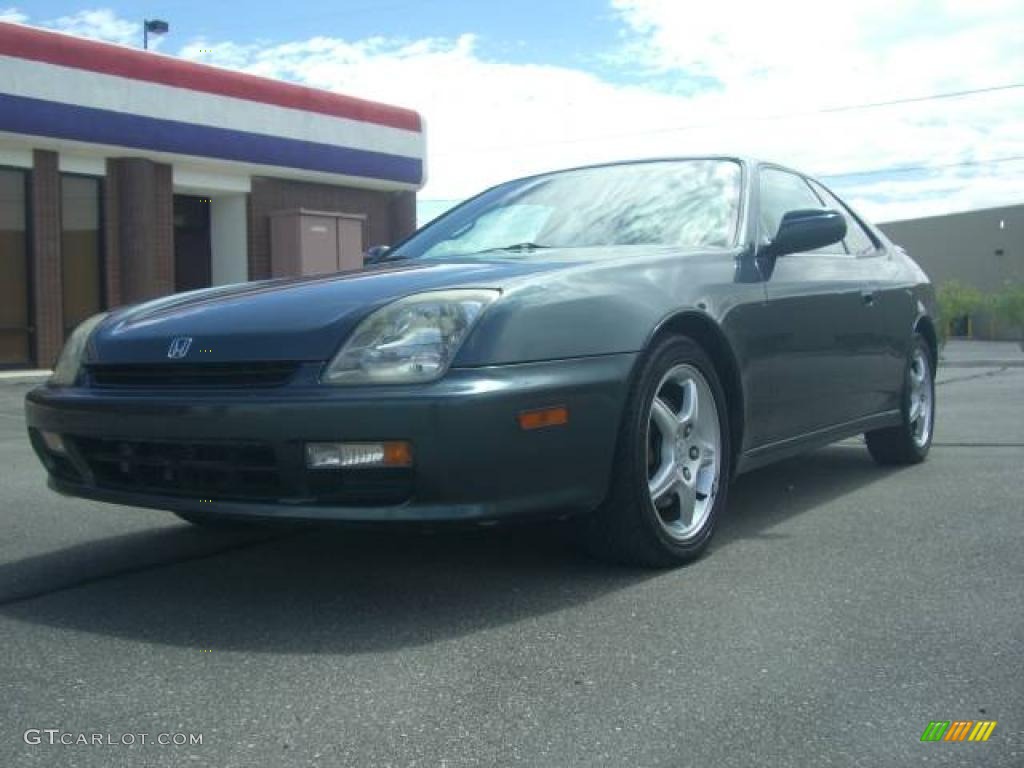 1997 Prelude Type SH - Eucalyptus Green Pearl / Beige photo #24