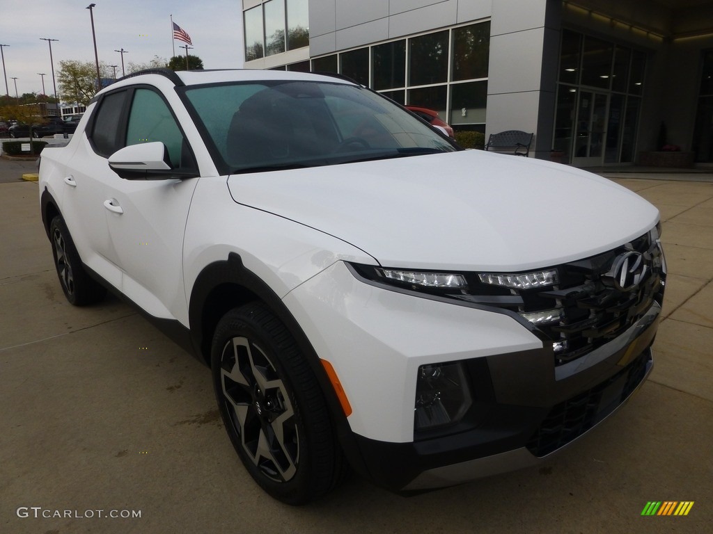 Atlas White 2024 Hyundai Santa Cruz Limited AWD Exterior Photo #146697747