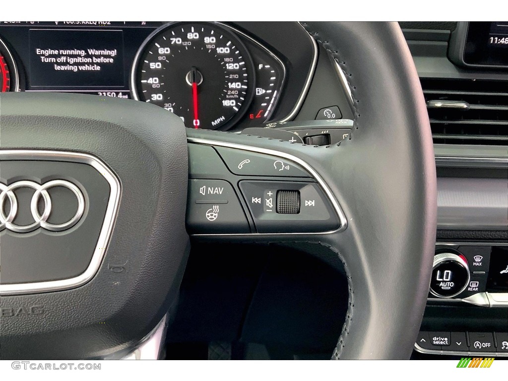 2020 Audi Q5 Premium quattro Black Steering Wheel Photo #146697771