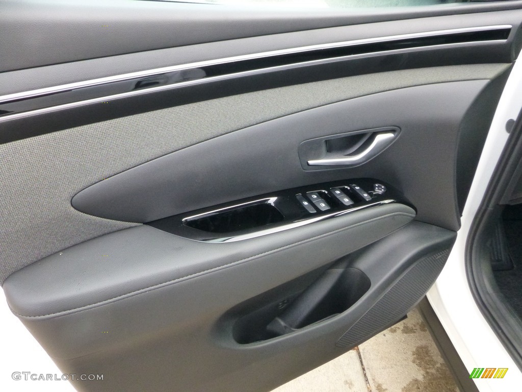 2024 Hyundai Santa Cruz Limited AWD Limited Dark Gray/Orange Accents Door Panel Photo #146697852