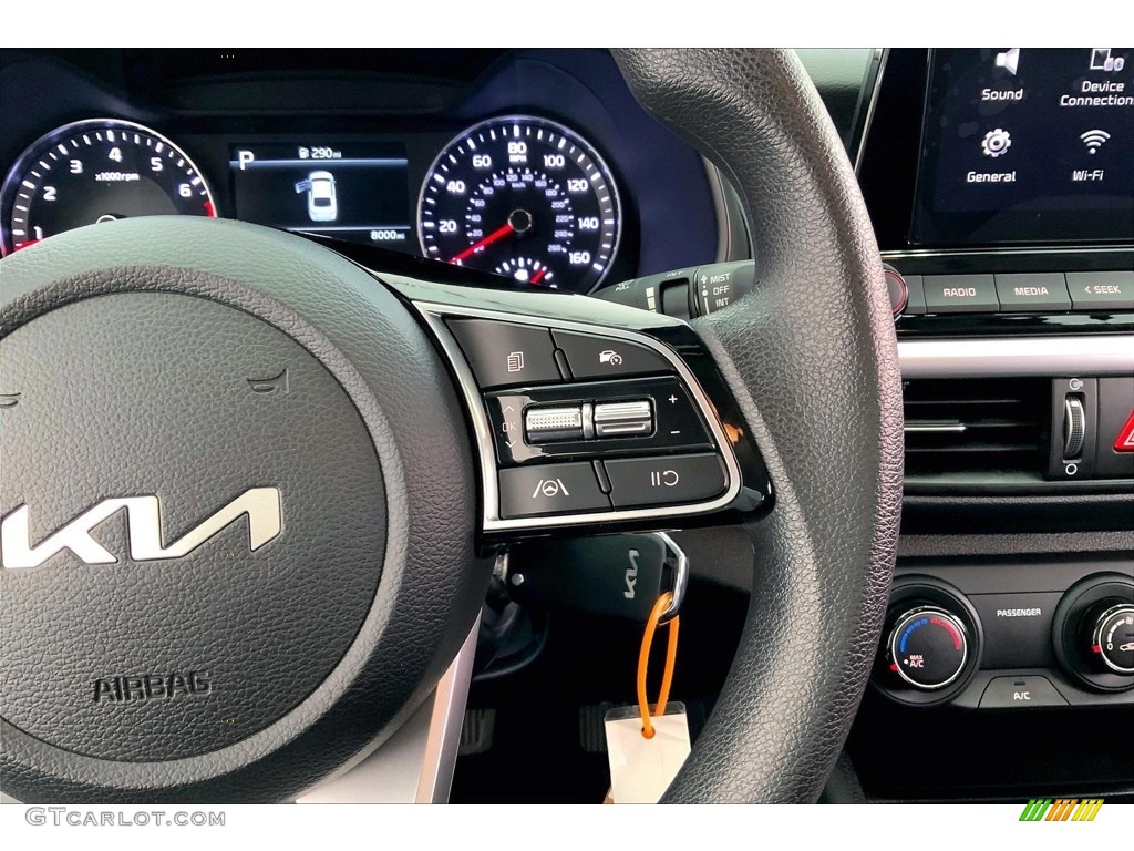 2023 Kia Forte LXS Black Steering Wheel Photo #146697894