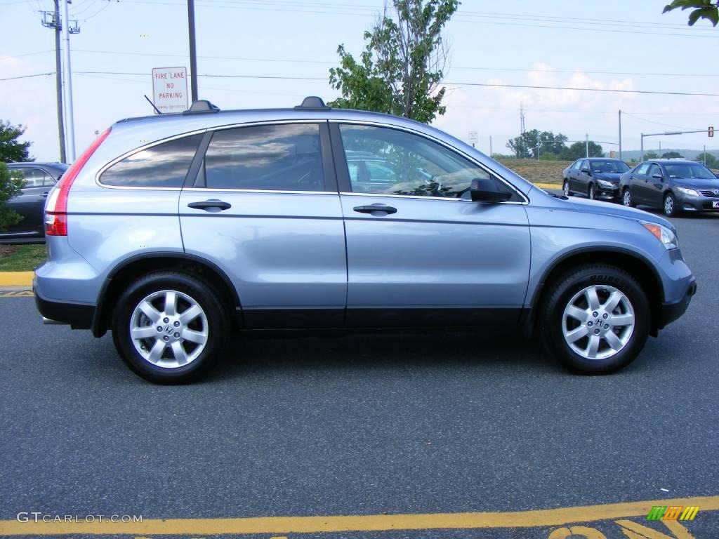 2008 CR-V EX - Glacier Blue Metallic / Gray photo #18