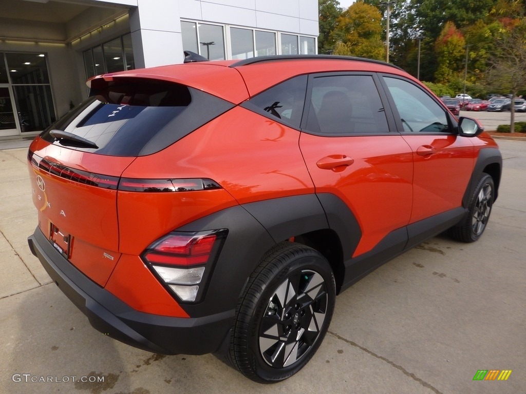 Soultronic Orange Pearl 2024 Hyundai Kona SEL AWD Exterior Photo