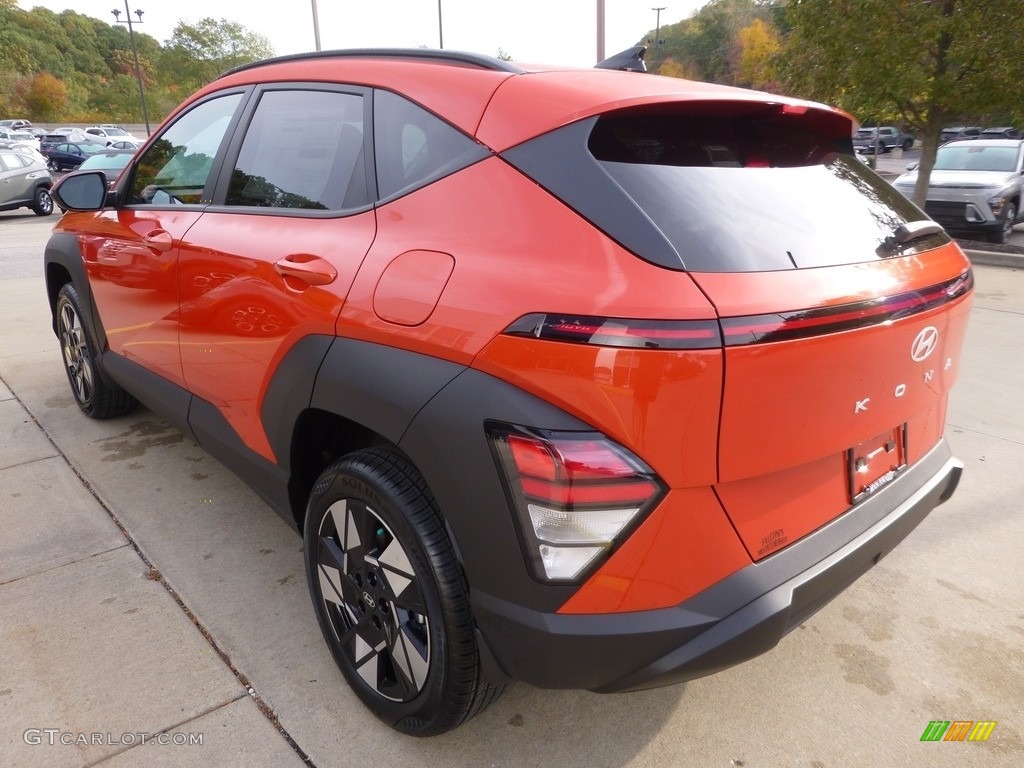 Soultronic Orange Pearl 2024 Hyundai Kona SEL AWD Exterior Photo