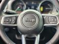 Black 2023 Jeep Wrangler Unlimited Rubicon 4XE Hybrid Steering Wheel