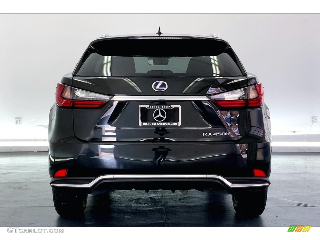 2022 RX 450h AWD - Caviar / Black photo #3