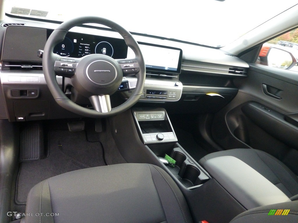 Black Interior 2024 Hyundai Kona SEL AWD Photo #146698341
