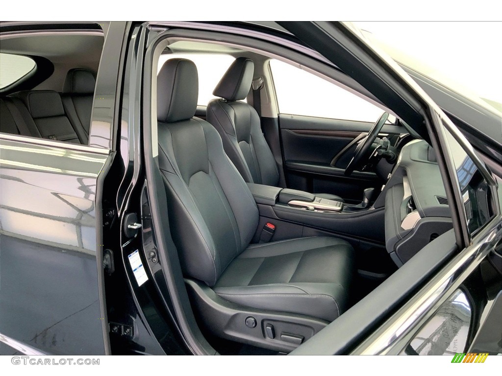 Black Interior 2022 Lexus RX 450h AWD Photo #146698344
