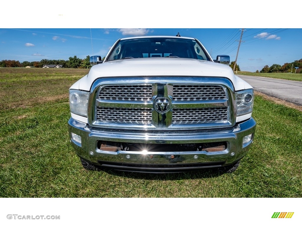 2016 2500 Laramie Mega Cab 4x4 - Bright White / Black photo #9