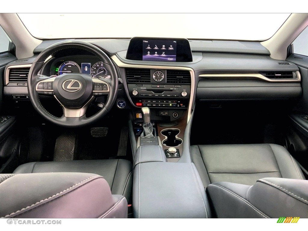 Black Interior 2022 Lexus RX 450h AWD Photo #146698566