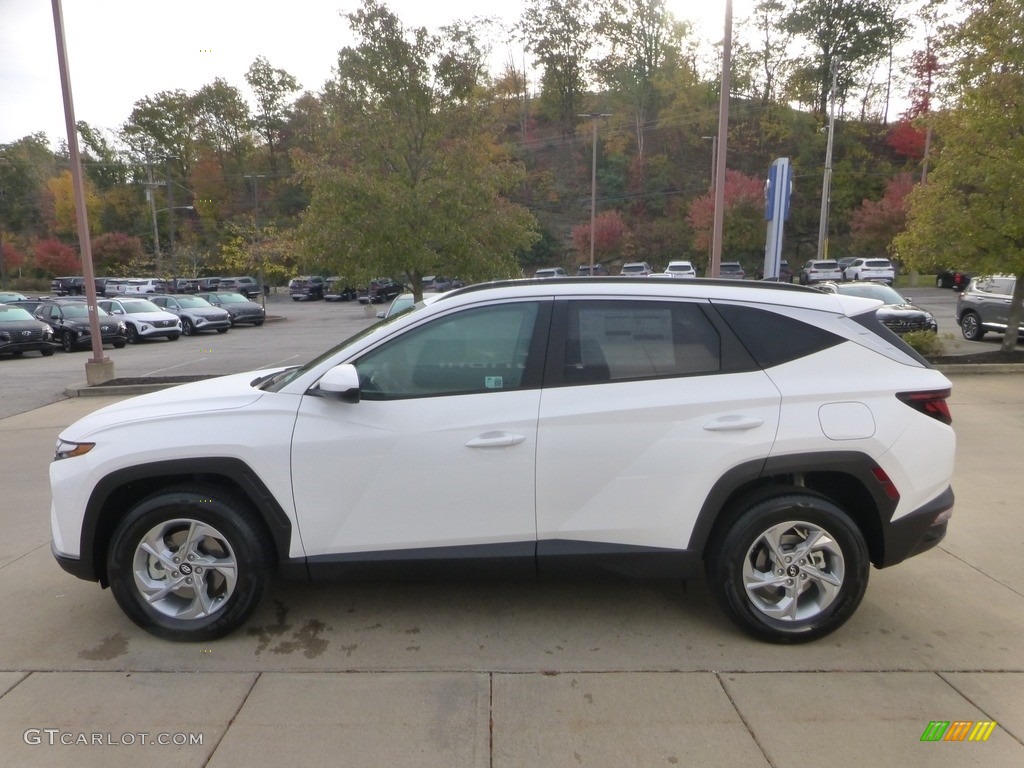 2024 Tucson SEL AWD - Serenity White Pearl / Black photo #6