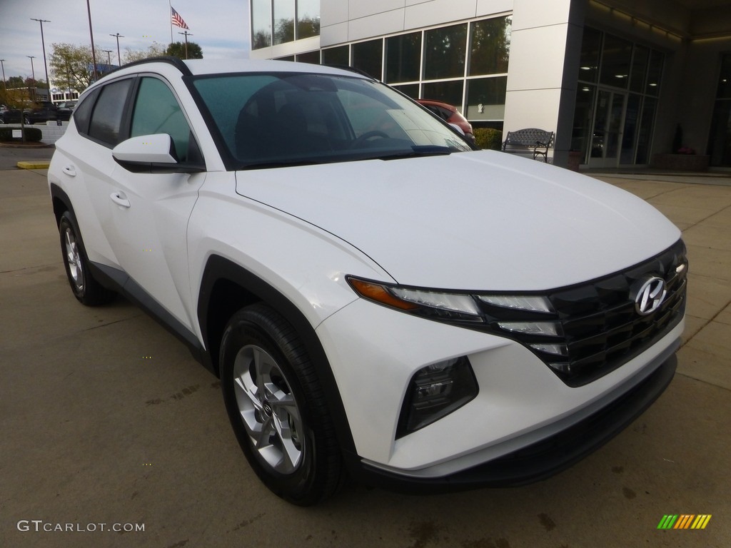 2024 Tucson SEL AWD - Serenity White Pearl / Black photo #9