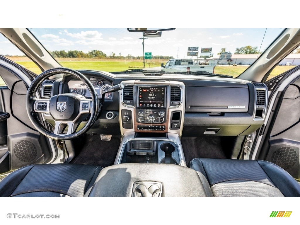 Black Interior 2016 Ram 2500 Laramie Mega Cab 4x4 Photo #146698857