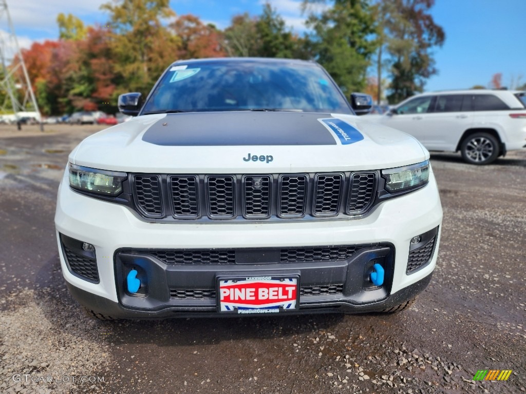 Bright White 2023 Jeep Grand Cherokee Trailhawk 4XE Exterior Photo #146698872
