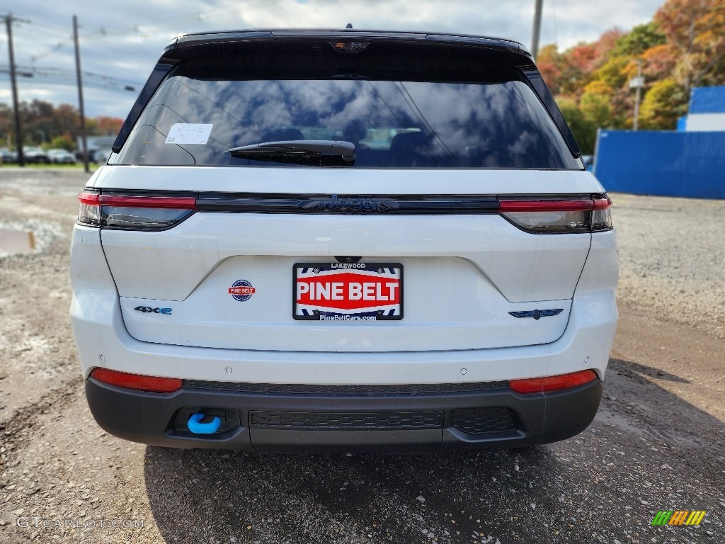 2023 Grand Cherokee Trailhawk 4XE - Bright White / Global Black photo #5