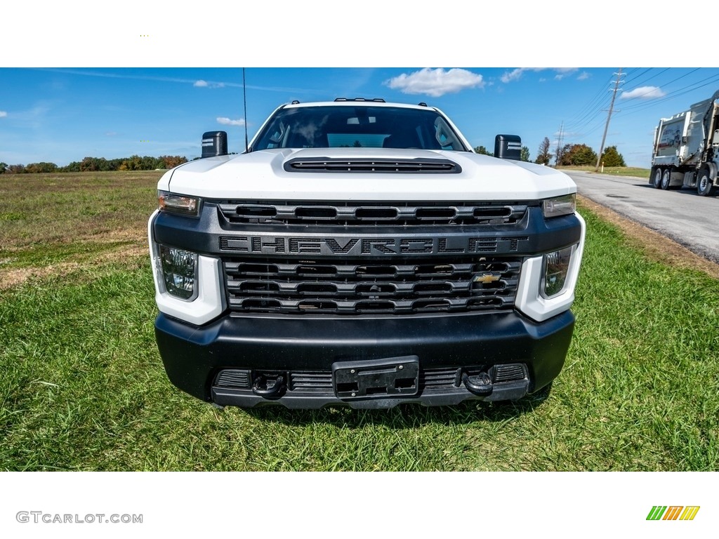 2020 Silverado 3500HD Work Truck Crew Cab 4x4 - Summit White / Jet Black photo #9