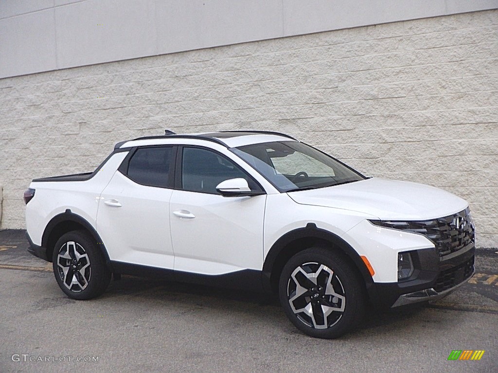 Atlas White 2024 Hyundai Santa Cruz Limited AWD Exterior Photo #146699139