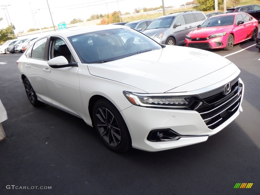 2021 Accord EX-L - Platinum White Pearl / Black photo #4