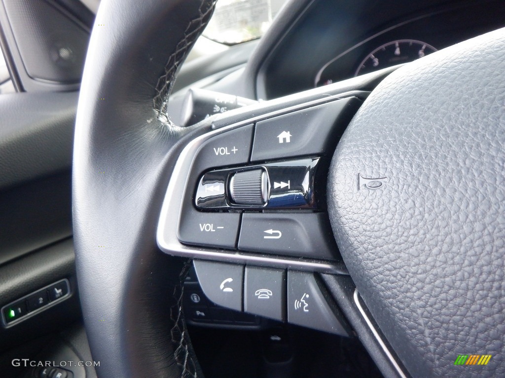 2021 Honda Accord EX-L Black Steering Wheel Photo #146699526