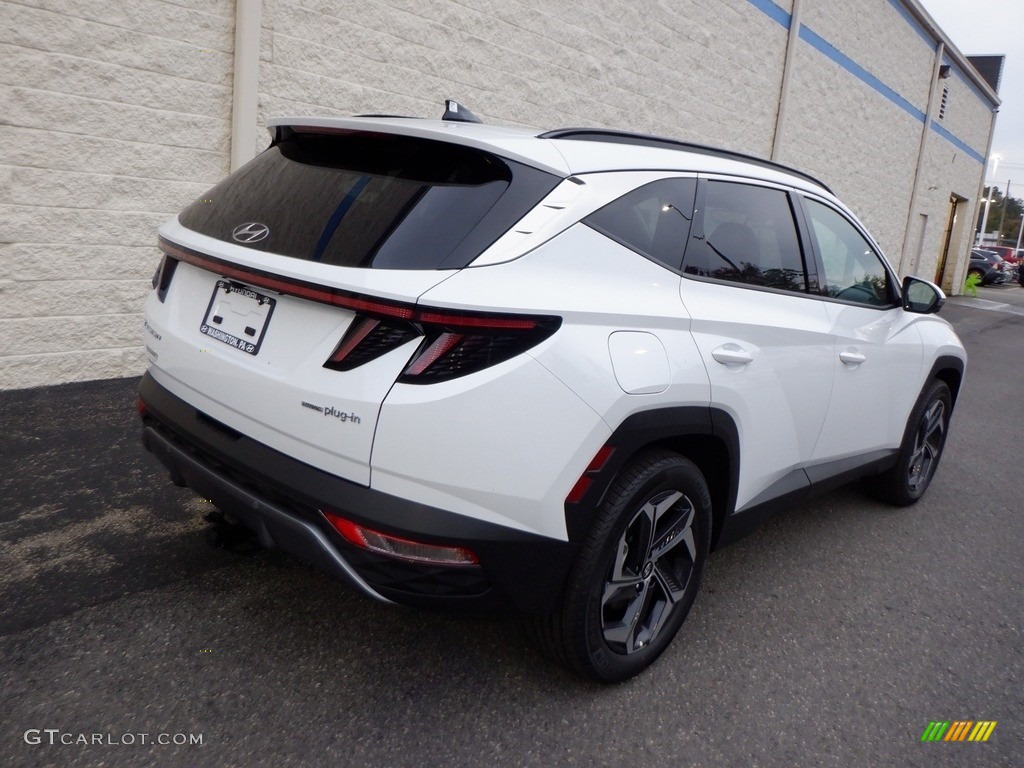 2024 Tucson Limited Plug-In Hybrid AWD - Serenity White Pearl / Gray photo #7