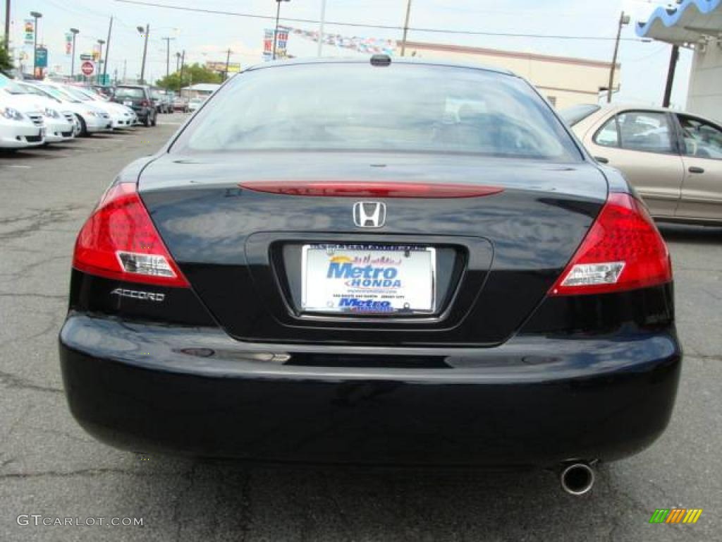 2006 Accord EX-L Coupe - Nighthawk Black Pearl / Black photo #5