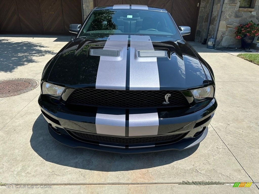 2007 Mustang Shelby GT500 Coupe - Black / Dark Charcoal photo #2