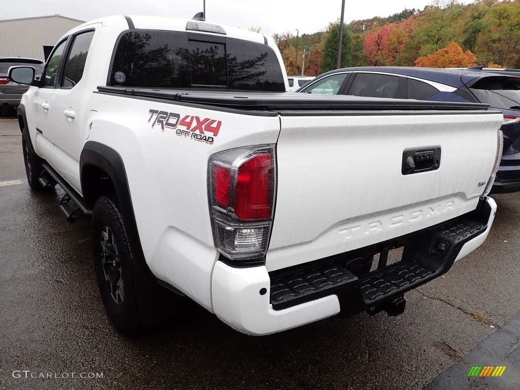 2021 Tacoma TRD Off Road Double Cab 4x4 - Super White / TRD Cement/Black photo #2