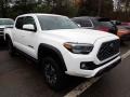 Super White 2021 Toyota Tacoma TRD Off Road Double Cab 4x4 Exterior