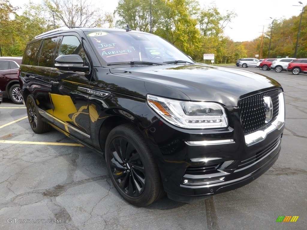 Infinite Black 2020 Lincoln Navigator Reserve 4x4 Exterior Photo #146701099