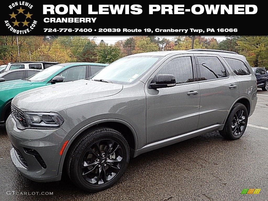 2021 Durango GT AWD - Destroyer Gray / Black photo #1