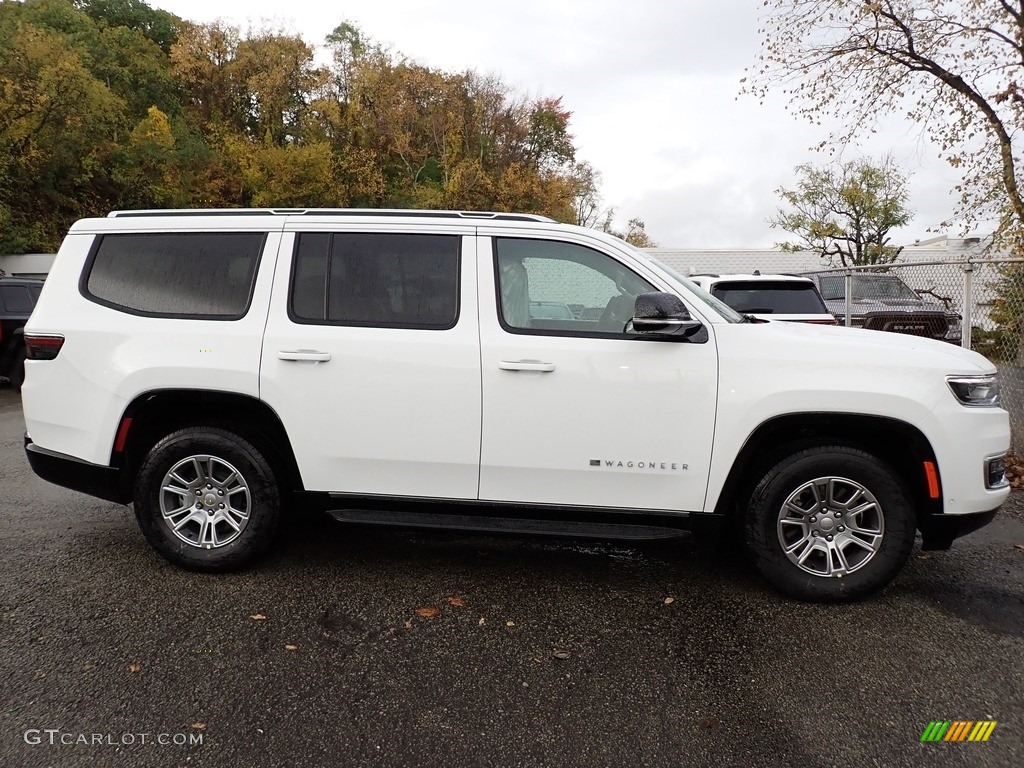 Bright White 2023 Jeep Wagoneer Base 4x4 Exterior Photo #146701171