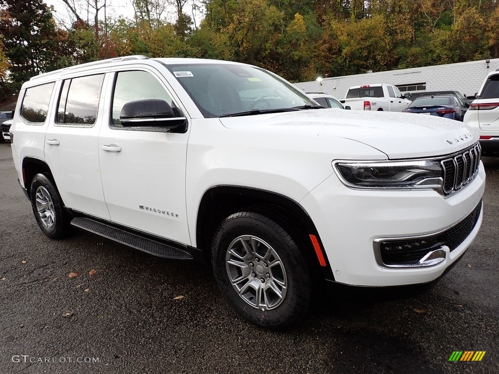 Bright White 2023 Jeep Wagoneer Base 4x4 Exterior Photo #146701201