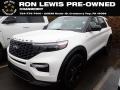 2022 Star White Metallic Ford Explorer ST-Line #146700980