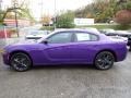 2023 Plum Crazy Pearl Dodge Charger SXT AWD Blacktop  photo #2