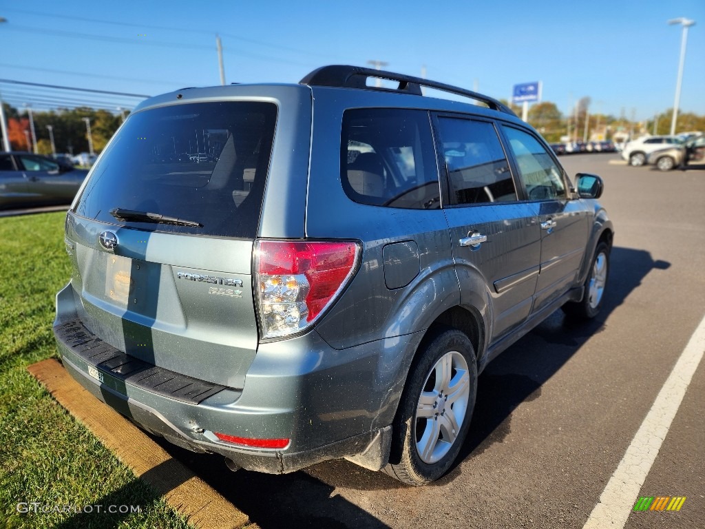 2010 Forester 2.5 X Premium - Sage Green Metallic / Platinum photo #3