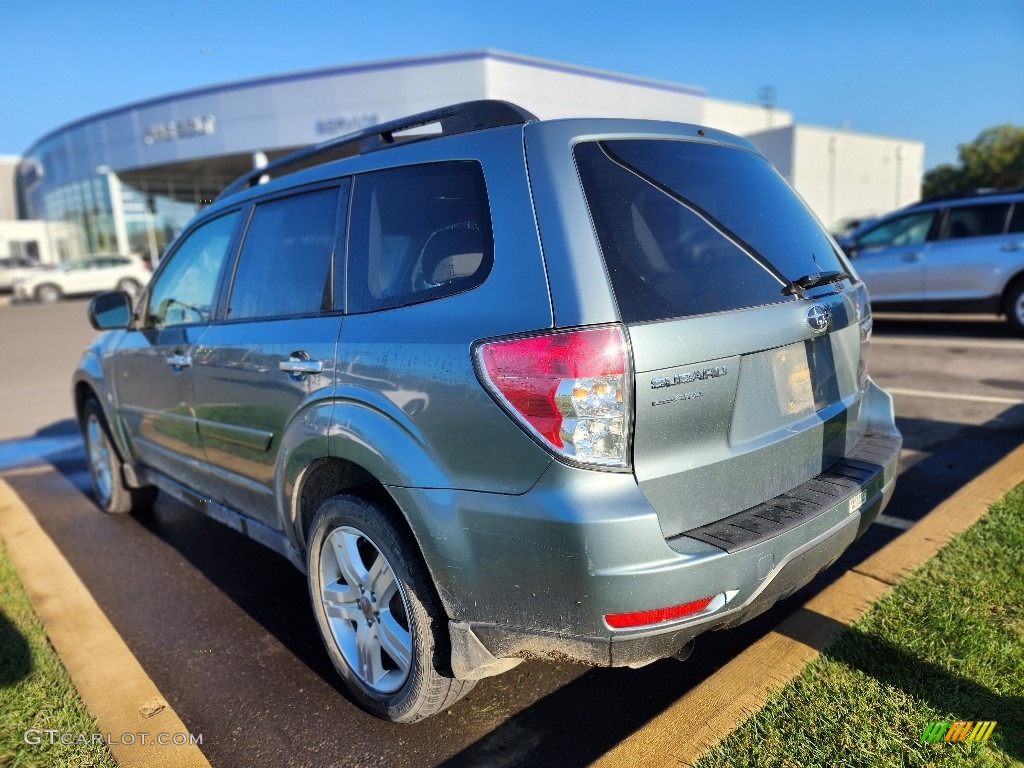 2010 Forester 2.5 X Premium - Sage Green Metallic / Platinum photo #4