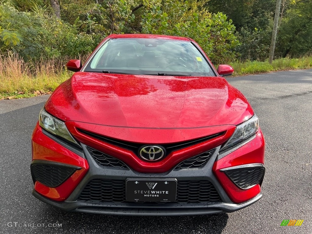 2021 Camry SE Nightshade - Supersonic Red / Ash photo #3