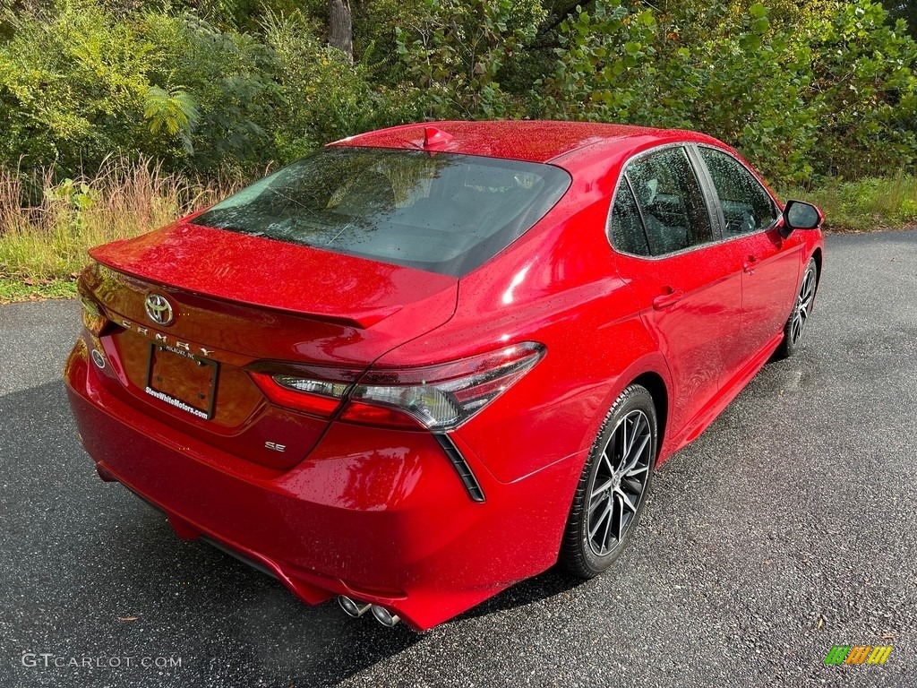 2021 Camry SE Nightshade - Supersonic Red / Ash photo #6