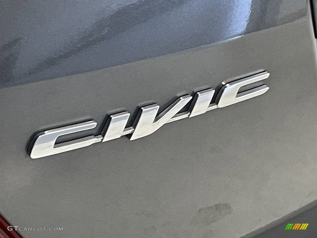 2012 Civic EX-L Sedan - Polished Metal Metallic / Gray photo #10