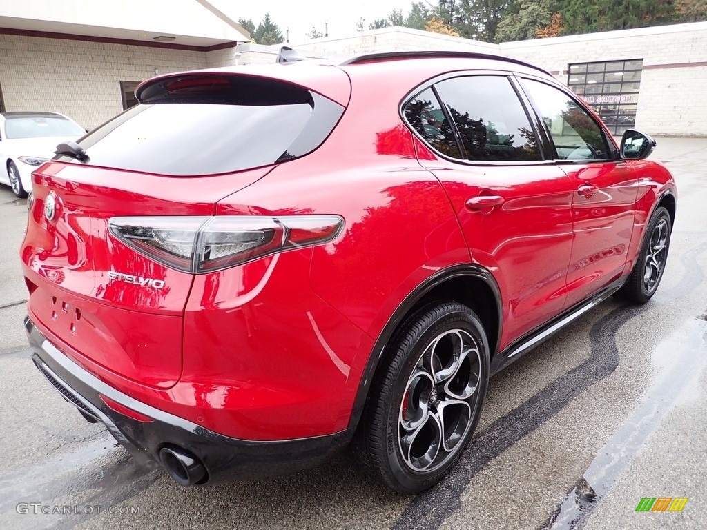 2024 Stelvio Veloce AWD - Alfa Rosso (Red) / Black photo #6