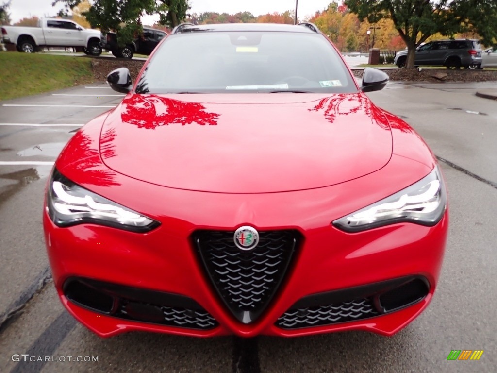 2024 Stelvio Veloce AWD - Alfa Rosso (Red) / Black photo #9