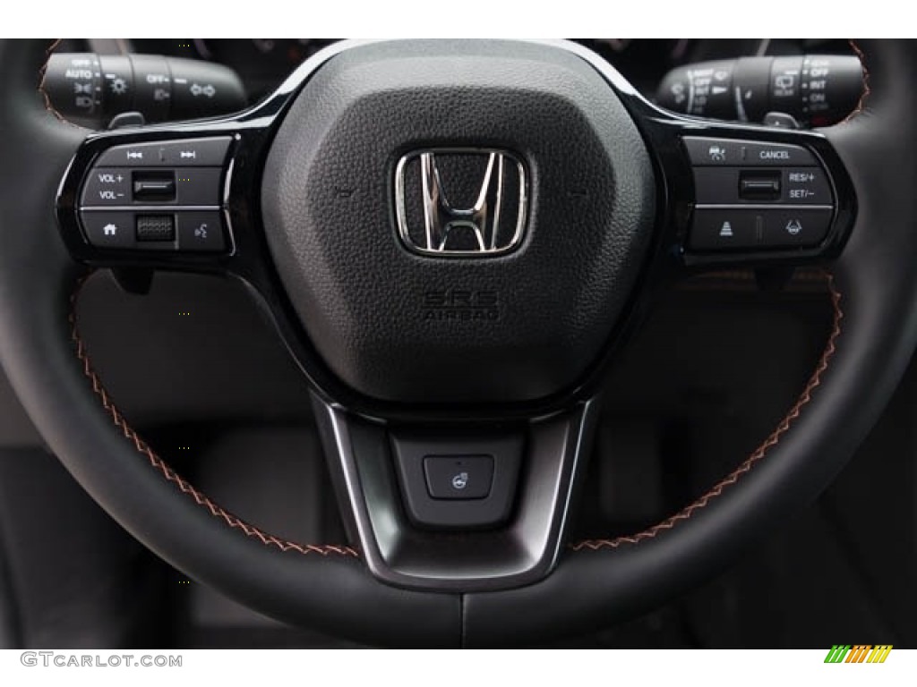 2024 Honda Pilot TrailSport AWD Black Steering Wheel Photo #146702650