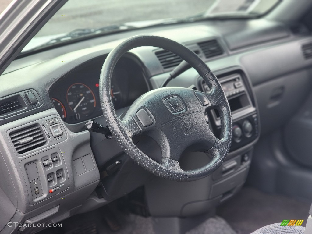 1998 Honda CR-V EX 4WD Charcoal Steering Wheel Photo #146702873