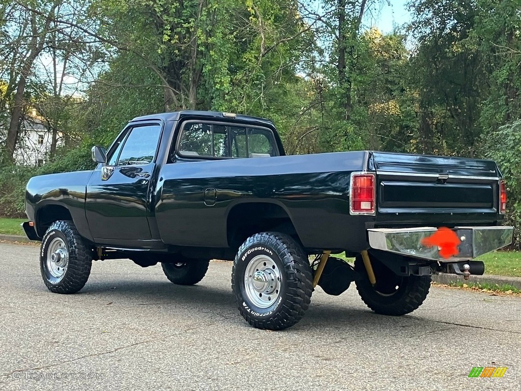 Black 1992 Dodge Ram 250 Regular Cab 4x4 Exterior Photo #146702881
