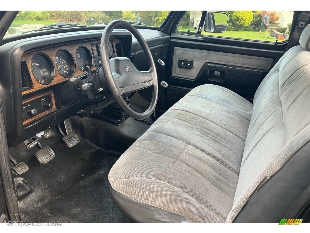 Gray Interior 1992 Dodge Ram 250 Regular Cab 4x4 Photo #146702948