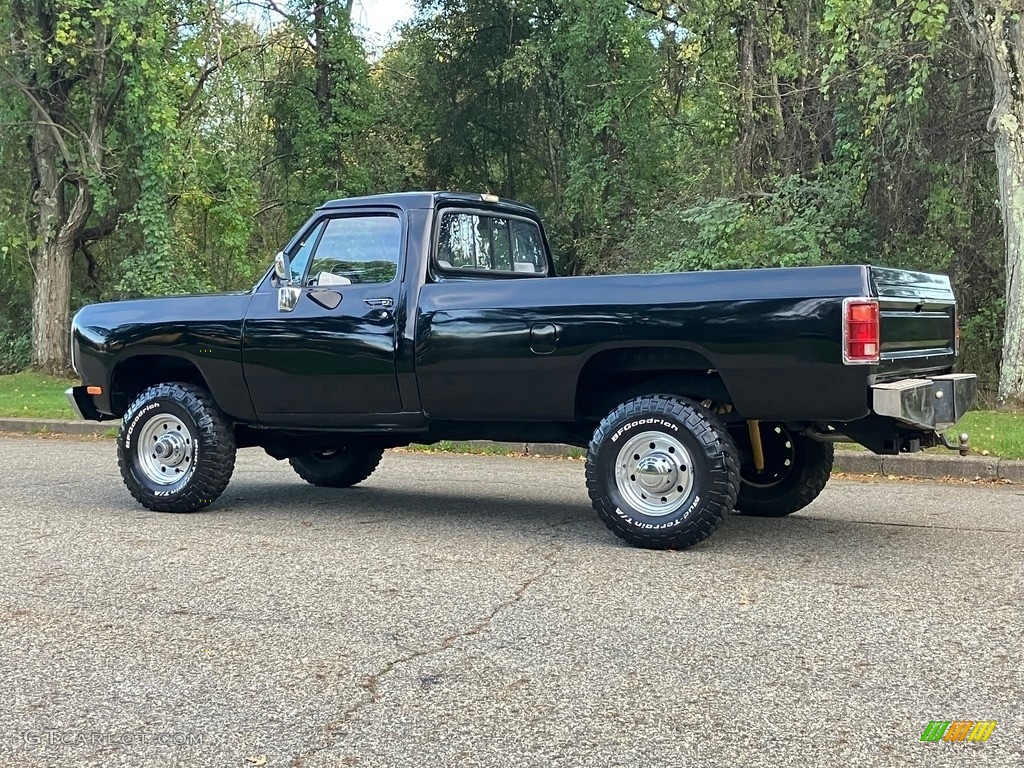 Black 1992 Dodge Ram 250 Regular Cab 4x4 Exterior Photo #146703097
